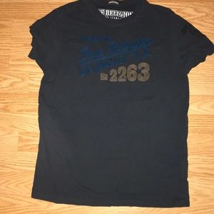 Men’s True Religion navy blue t-shirt size M